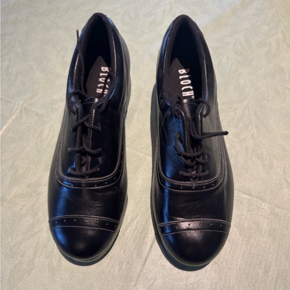 Bloch Men's JSAMS Jason Samuel Black Leather Tap Shoes size 12